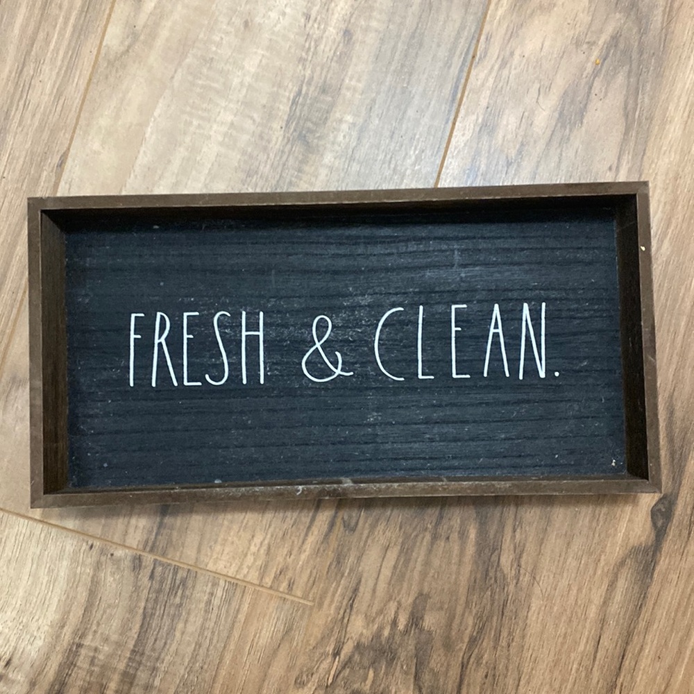 Rae Dunn - Fresh and Clean Rustic Sign